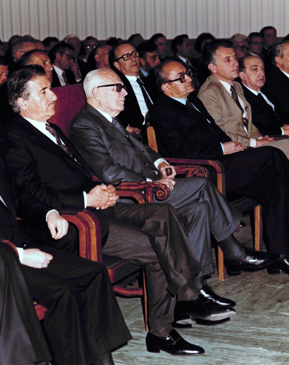 On. Sandro Pertini, Presidente della Repubblica Italiana in Aula Magna