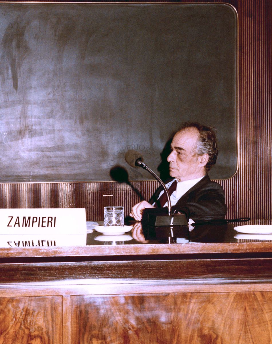 Prof. Zampieri in Aula Magna