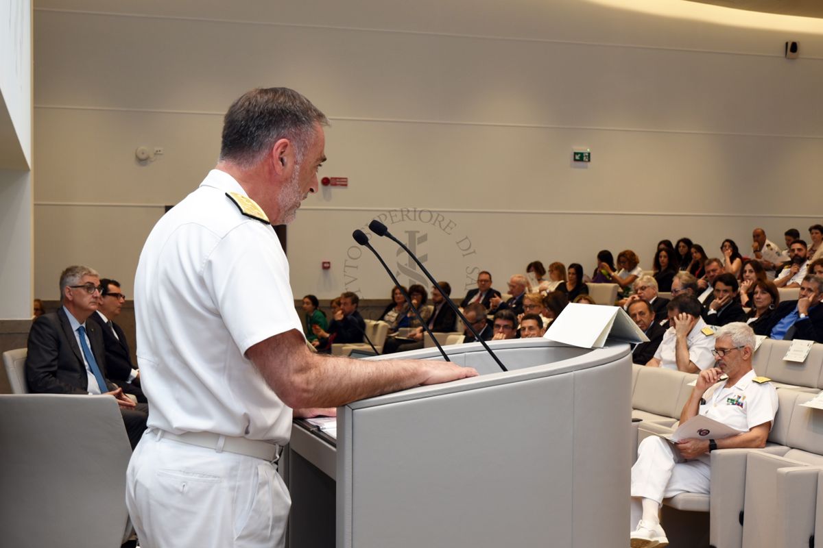 Intervento dell'Ammiraglio e Capo di Stato Maggiore della Marina Militare Italiana Enrico Credendino