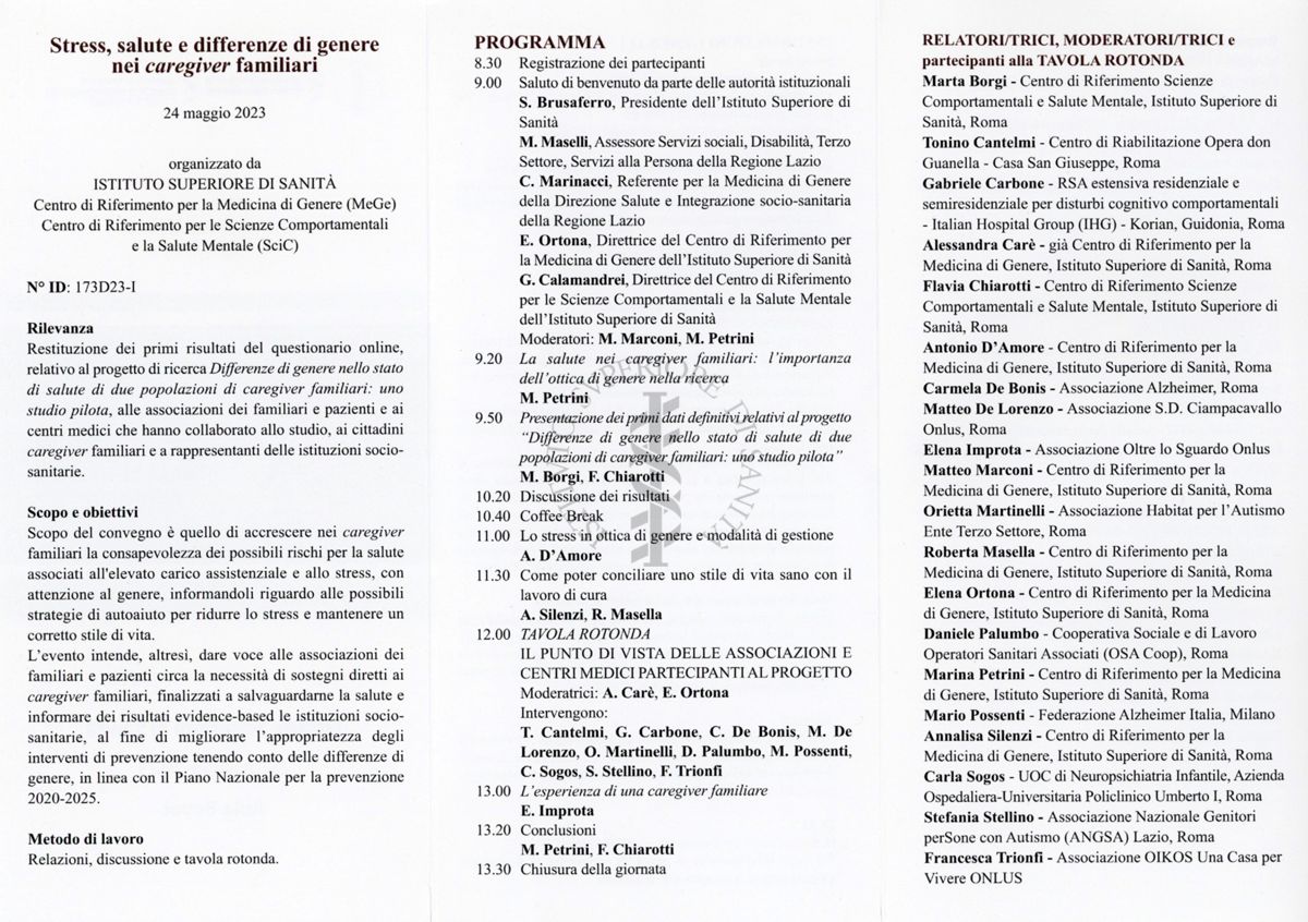 Programma del Convegno