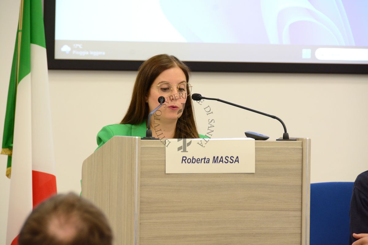 La Dottoressa Massa Roberta durante il suo intervento