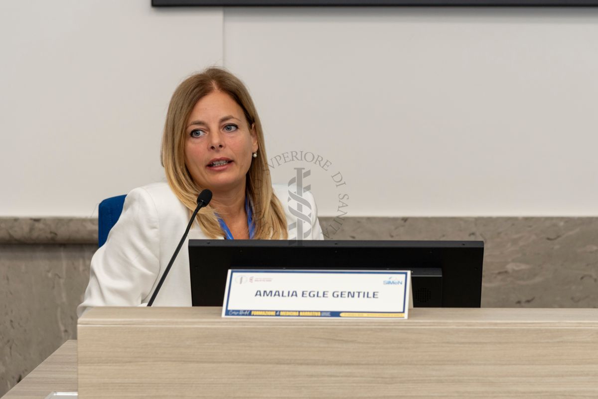 Intervento della Dott.ssa Amalia Egle Gentile, responsabile del Laboratorio di Health Humanities, Centro Nazionale Malattie Rare dell'Istituto Superiore di Sanità