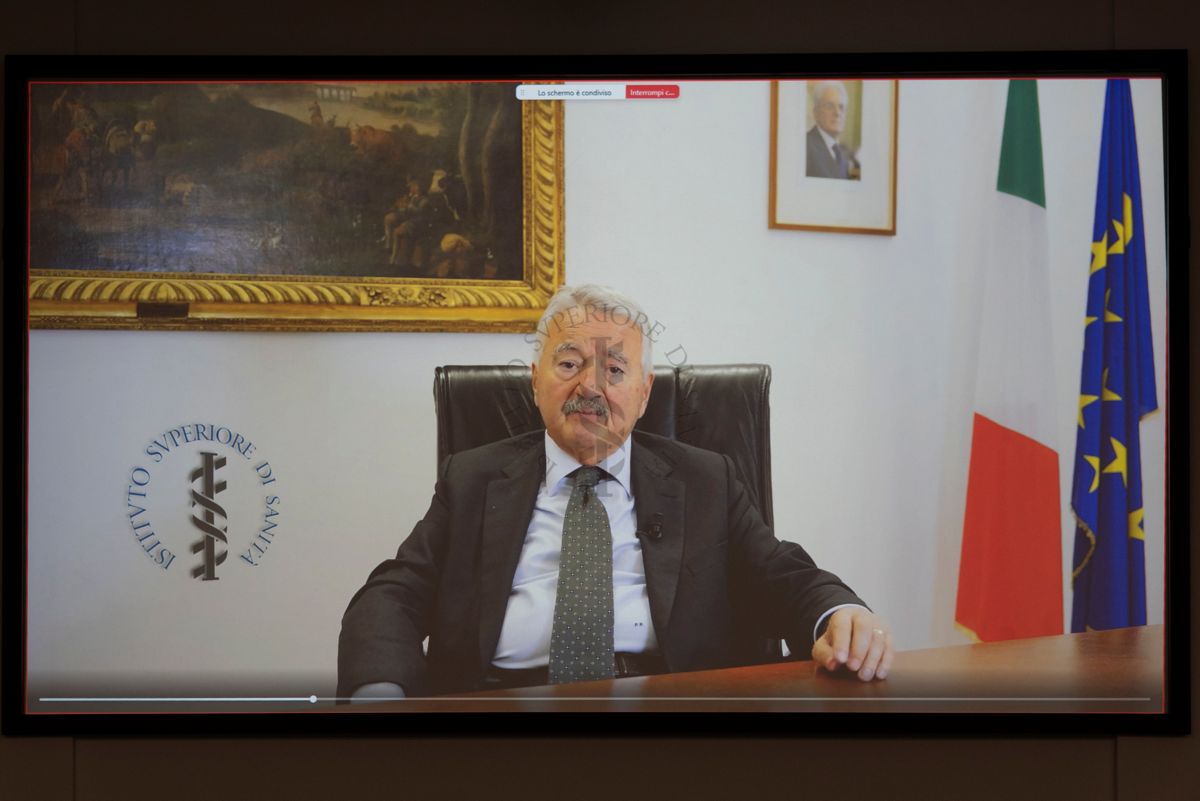 Intervento in video conferenza del Prof. Antonio Bellantone, Presidente dell'Istituto Superiore di Sanità