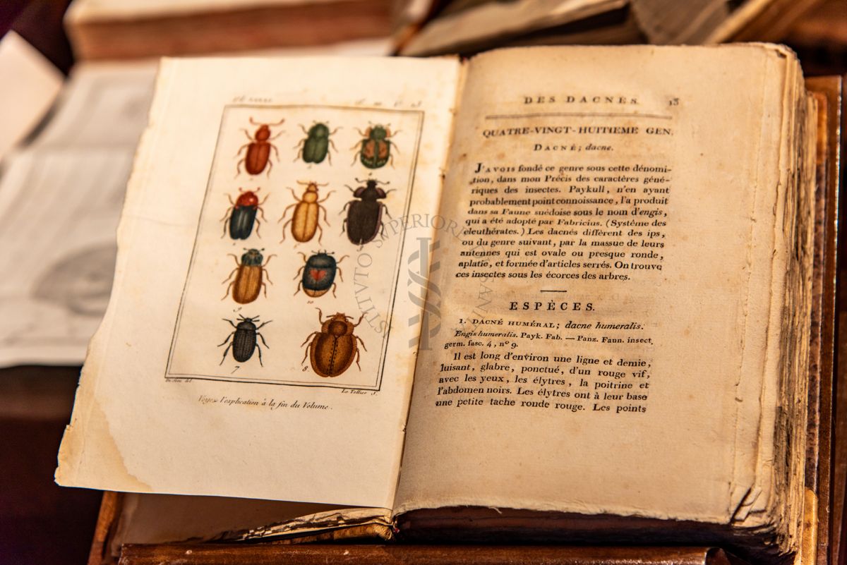 Uno dei libri del Fondo Rari della Biblioteca