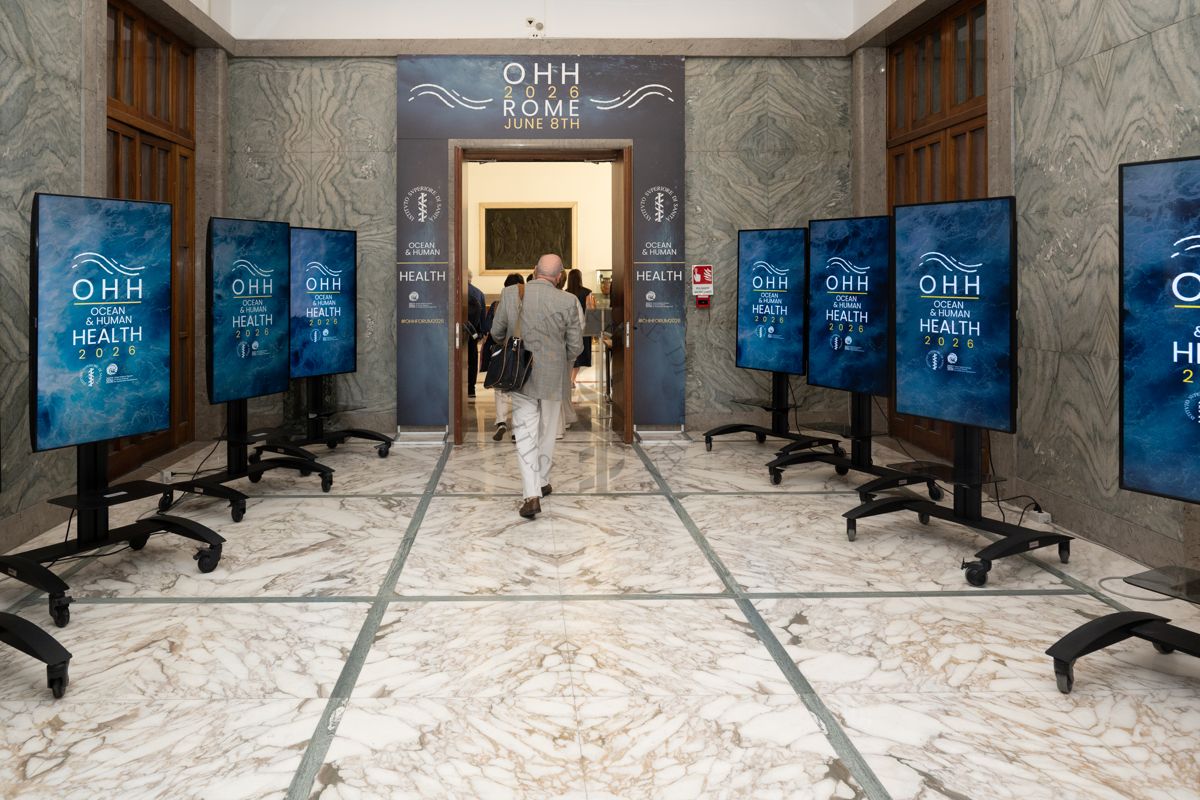 Arrivo dei partecipanti al Convegno "Ocean Human Health"