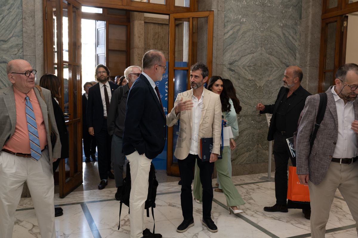 Arrivo dei partecipanti al Convegno "Ocean Human Health"