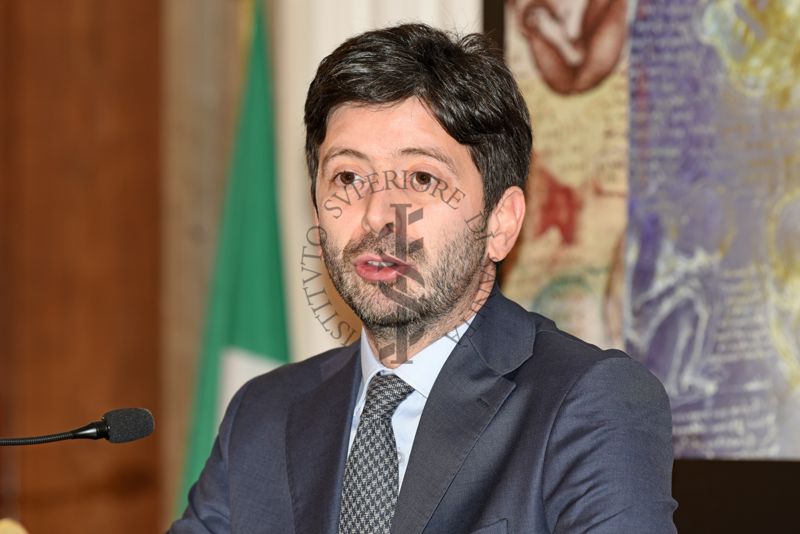 Primo piano del Ministro della Salute Roberto Speranza