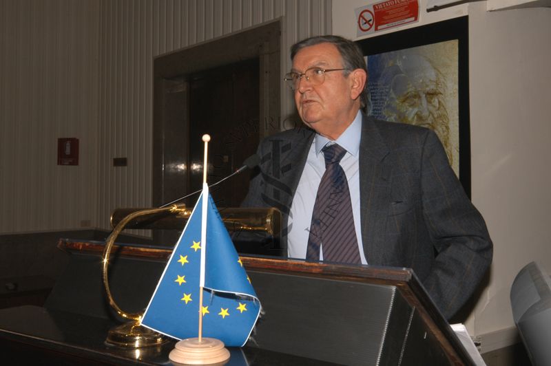 Il Prof. Giorgio Bignami durante il suo intervento