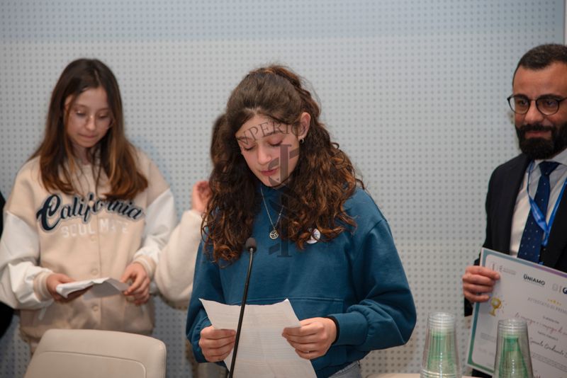 Intervento di una compagna di classe di Emma, della scuola primaria IC "Anna Fraentzel Celli"