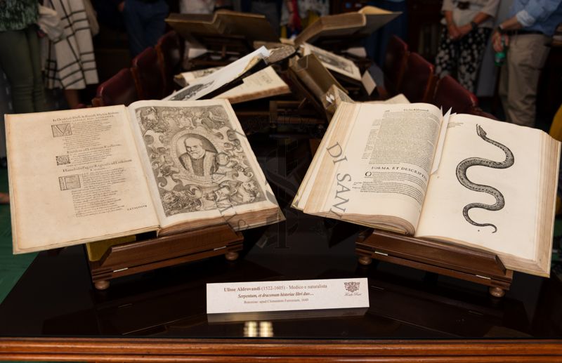 Alcuni volumi del Fondo Antico della Biblioteca dell'ISS