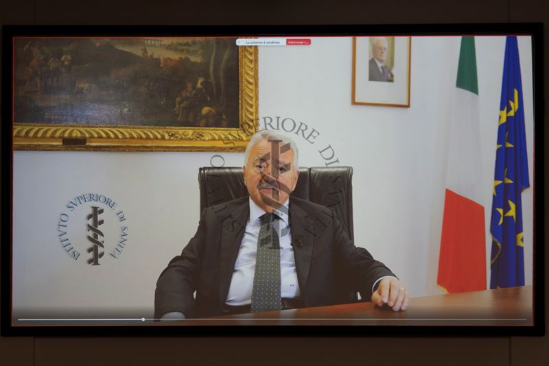 Intervento in video conferenza del Prof. Antonio Bellantone, Presidente dell'Istituto Superiore di Sanità