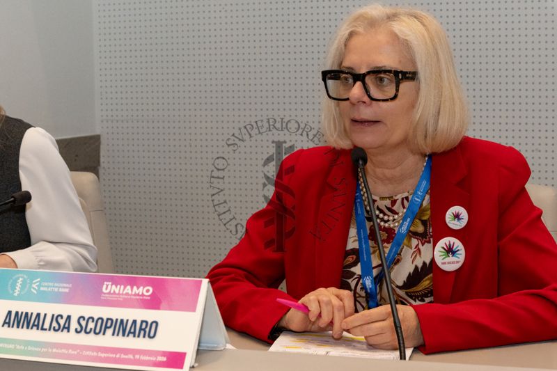 Intervento della Dott.ssa Annalisa Scopinaro, Presidente della Federazione Italiana Malattie Rare