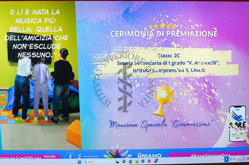 Menzione speciale "Giovanissimi" per la Classe 2C della Scuola secondaria di I grado "V. Antonelli", Istituto Comprensivo 3 di Chieti. Il premio è stato assegnato per un video reel che ha raccontato con autenticità la quotidianità e l'inclusione vissute in classe accanto a una compagna