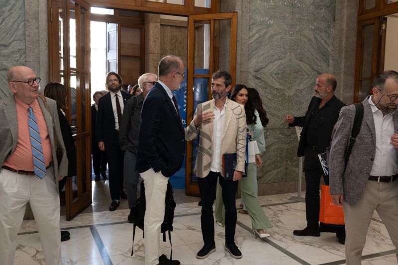 Arrivo dei partecipanti al Convegno "Ocean Human Health"