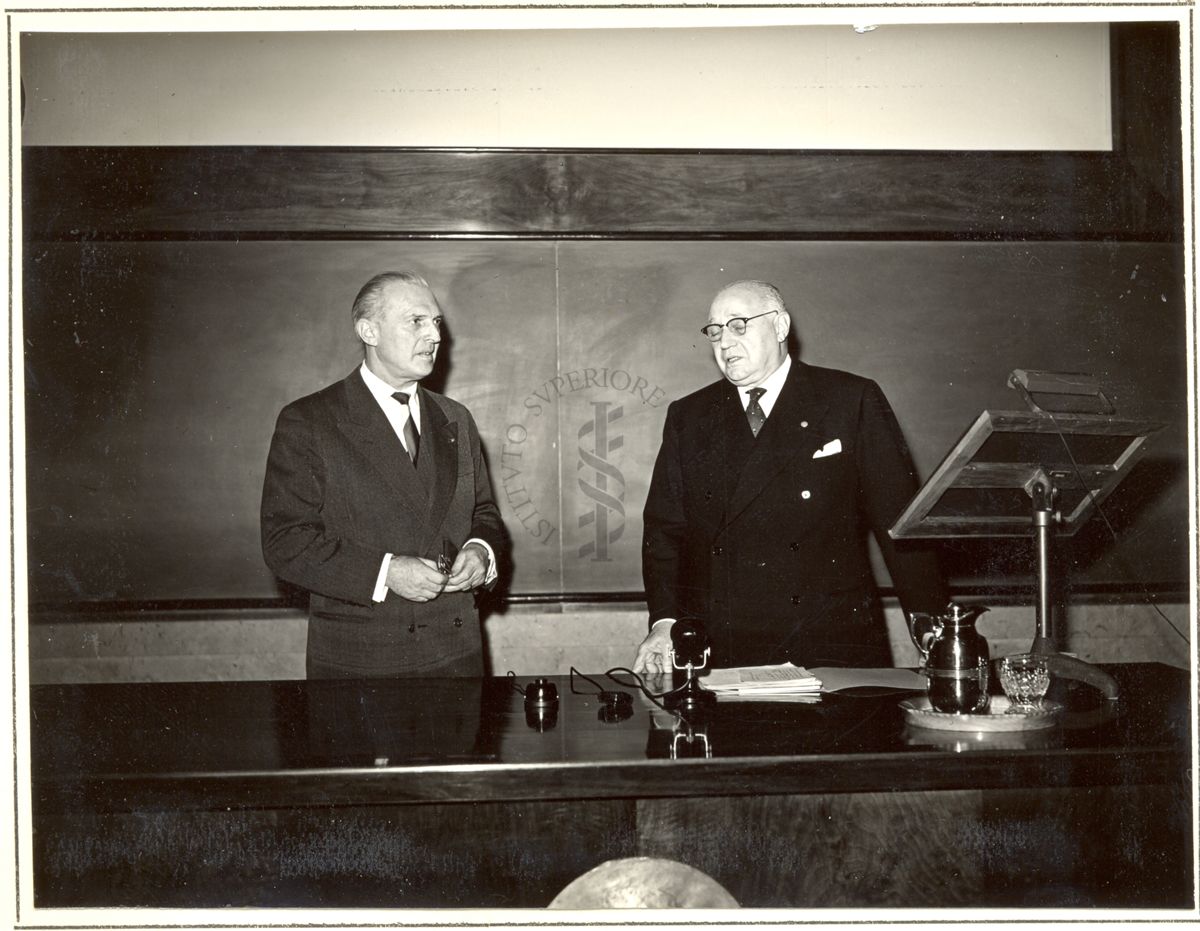 Conferenza del Prof. Robert Grandpierre nell'Aula Magna dell'Istituto Superiore di Sanità