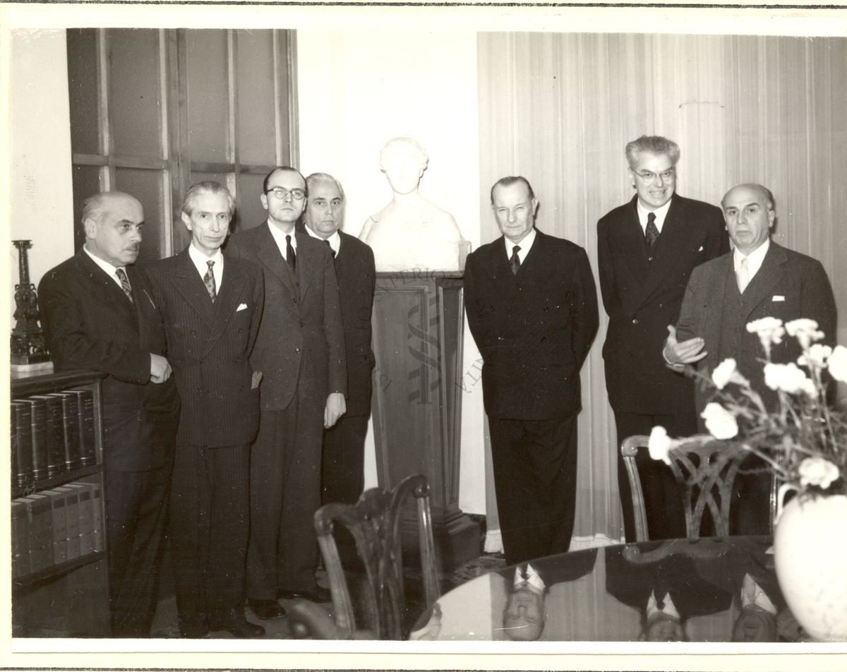 Conferenza del Prof. Clemente Estable dell'Università di Montevideo nell'aula Magna dell'Istituto Superiore di Sanità