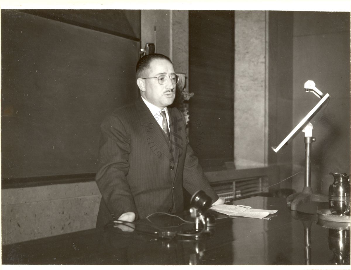 Conferenza del Prof. Marcello Ricci tenuta nell'Aula Magna dell'Istituto Superiore di Sanità