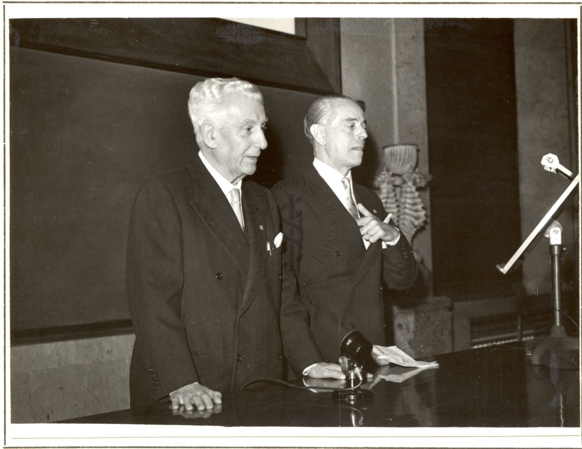 Commemorazione del Prof. Silvestro Baglioni tenuta nell'aula magna dall'On. Martino