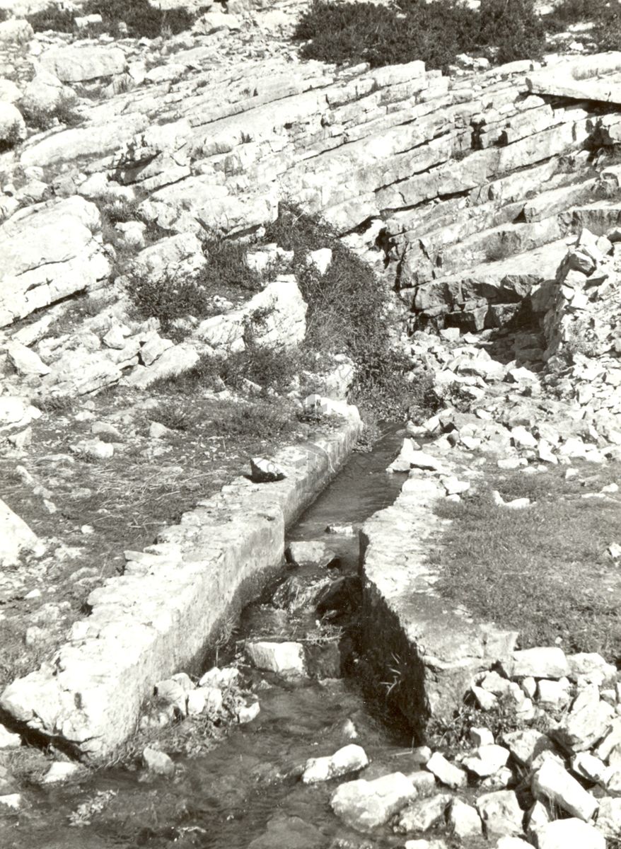 Canale di erogazione della Fonte degli Immacolati (Amaseno)