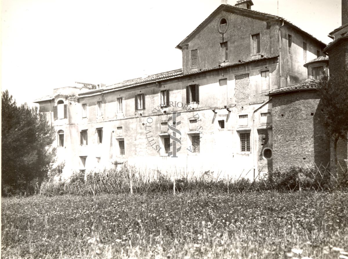 Istituto di S. Gregorio al Celio per l'assistenza all'Infanzia-il grande convento prima dei restauri