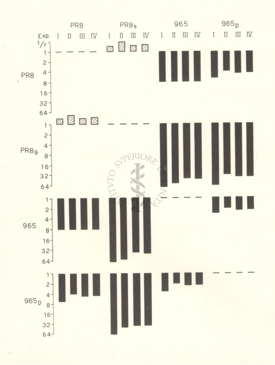 Grafico riguardante le relazioni antigeniche fra ceppi di virus influenzali