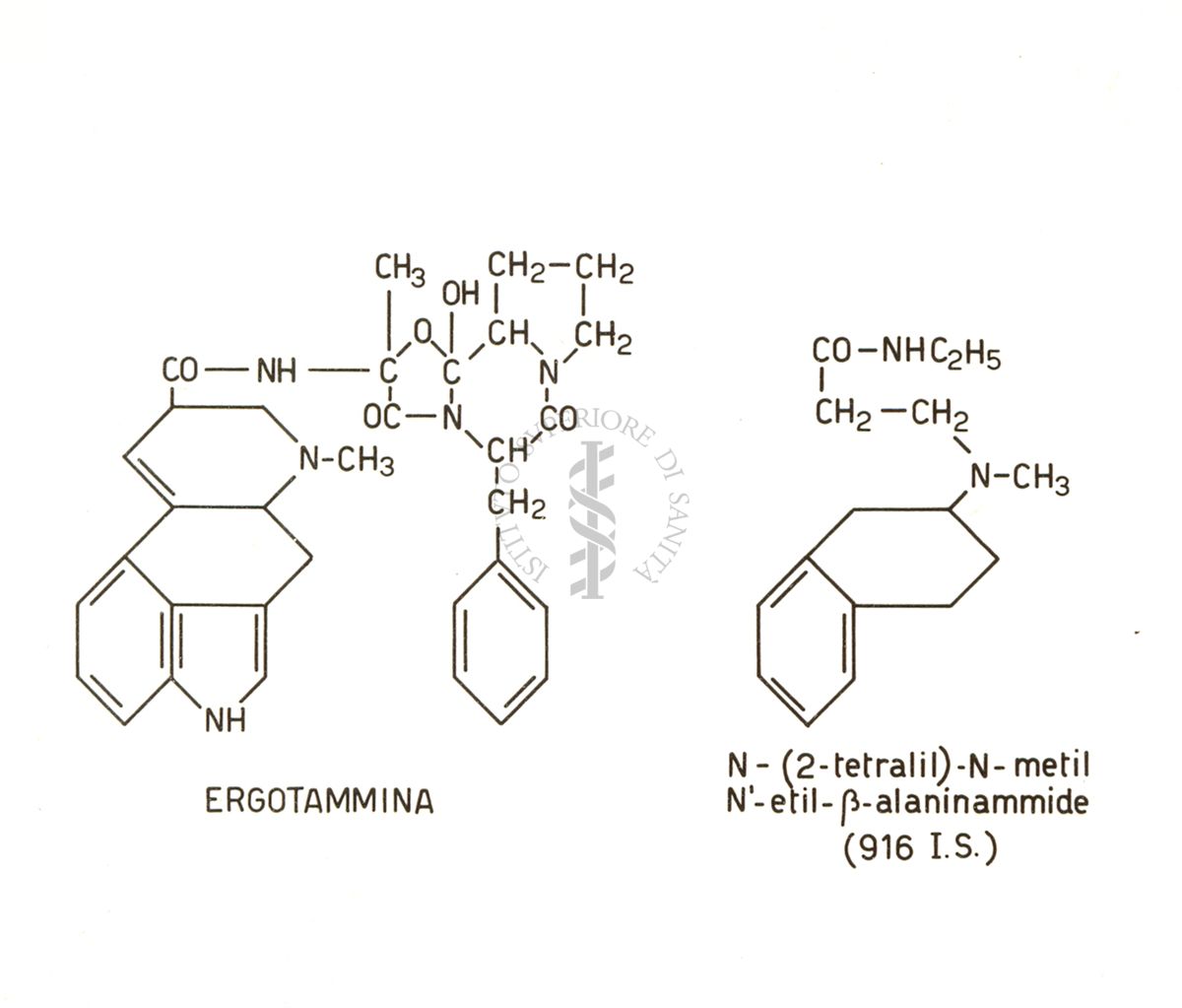 Costituzione della ergotammina e del 916 I.S.