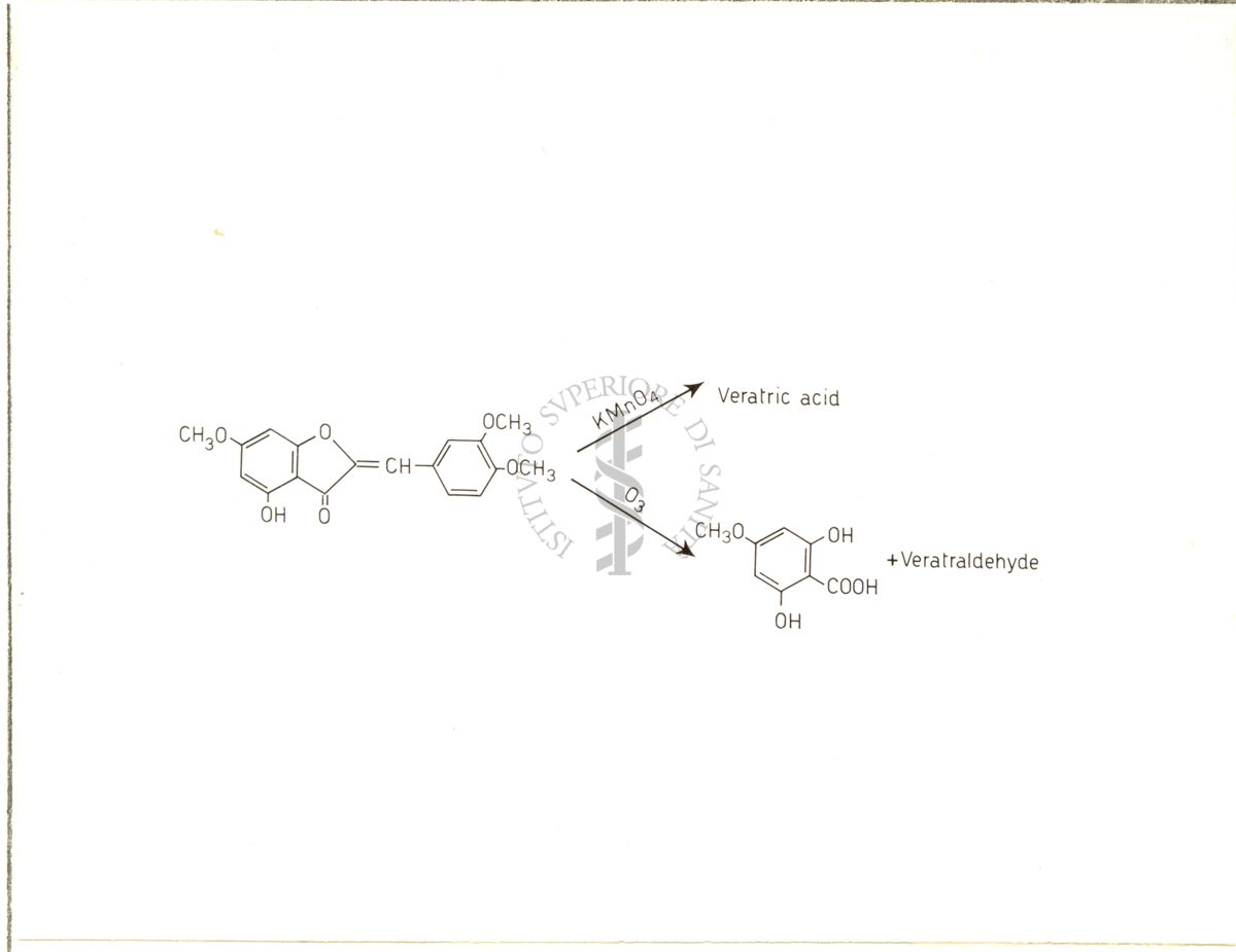 Diagrammi riguardanti la Costituzione del Cernuoside