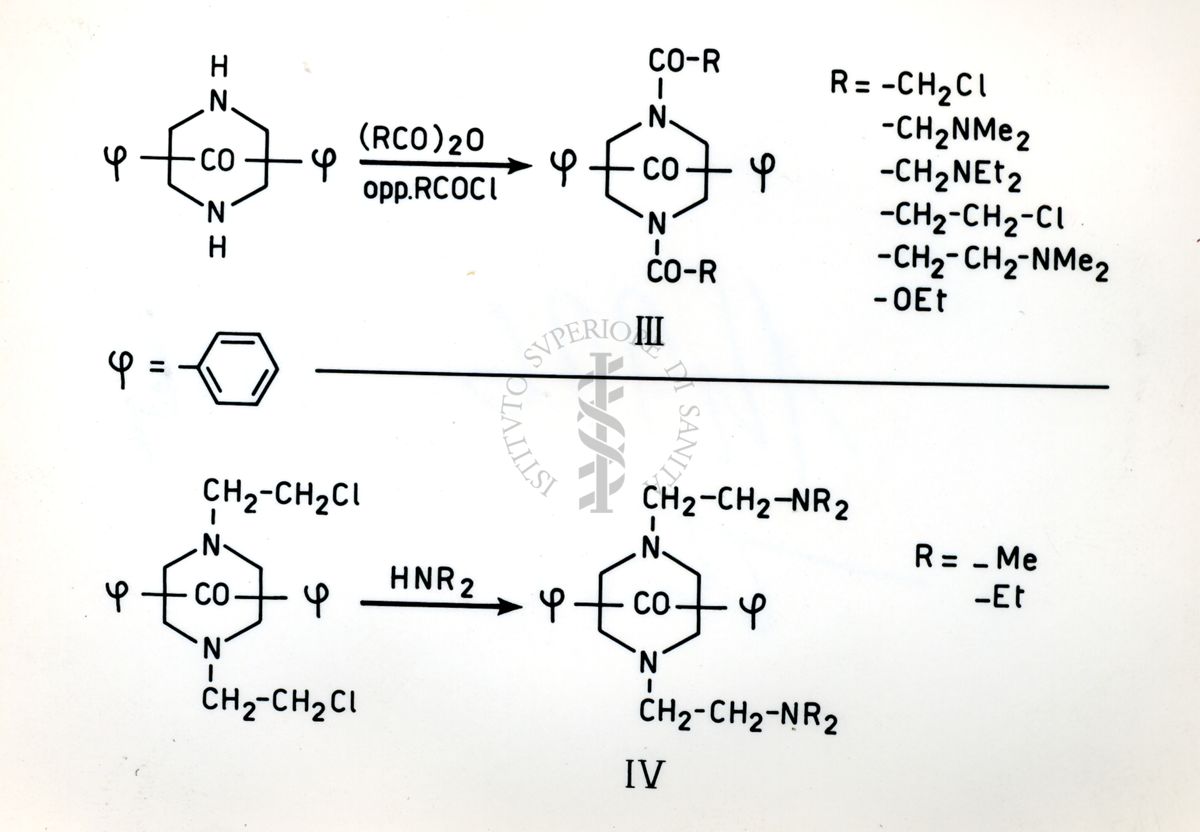 Sintesi nella serie dell'1-5-difenil-bispidin-9-one e dell'difenil-bispidin-9-olo