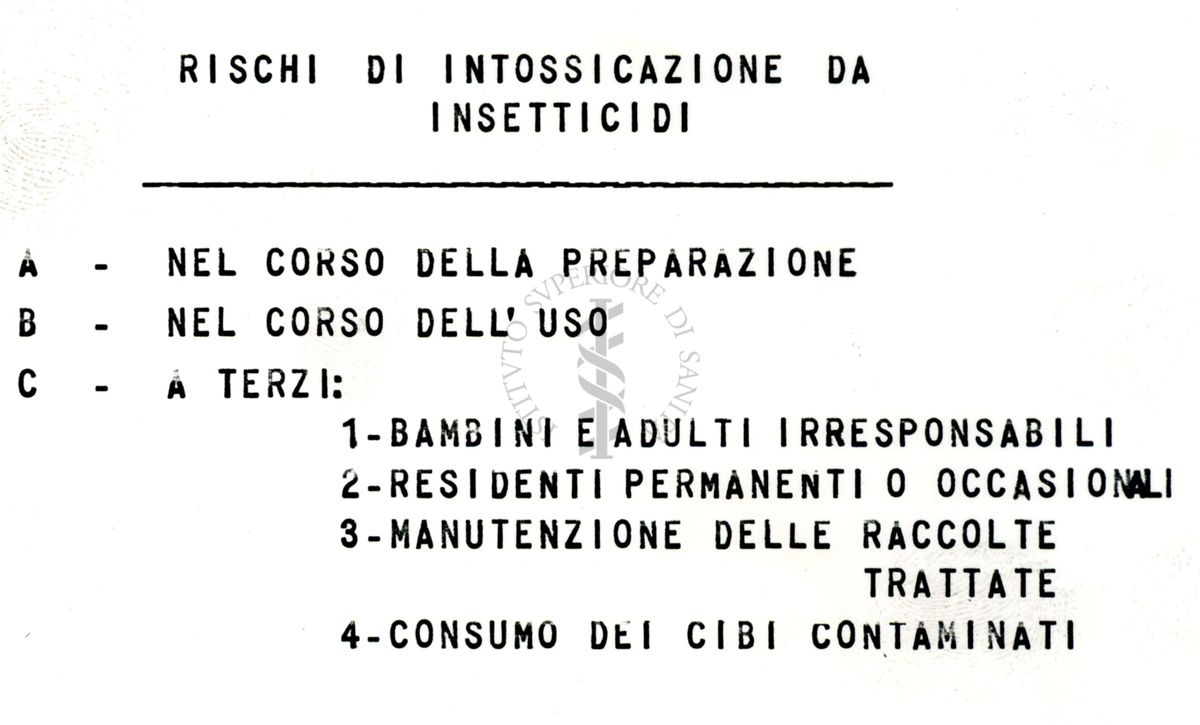 Farmacologia e tossicità degli insetticidi