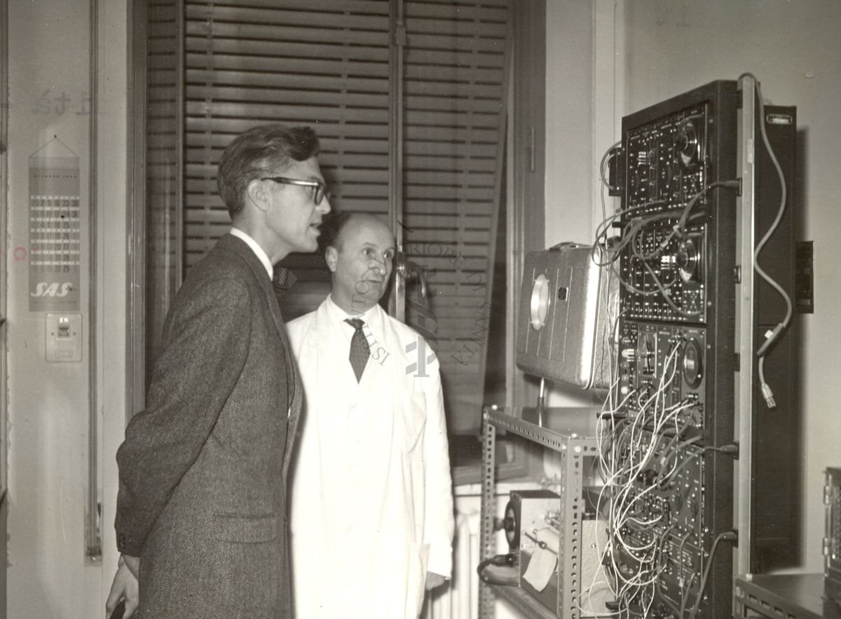 Visita del Prof. Iungren, capo del Centro Tecnico Scientifico della Difesa A.B.C. Svedese