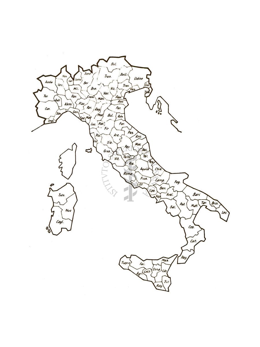 Aree di competenza di capoluoghi di provincia in Italia (con nomi)