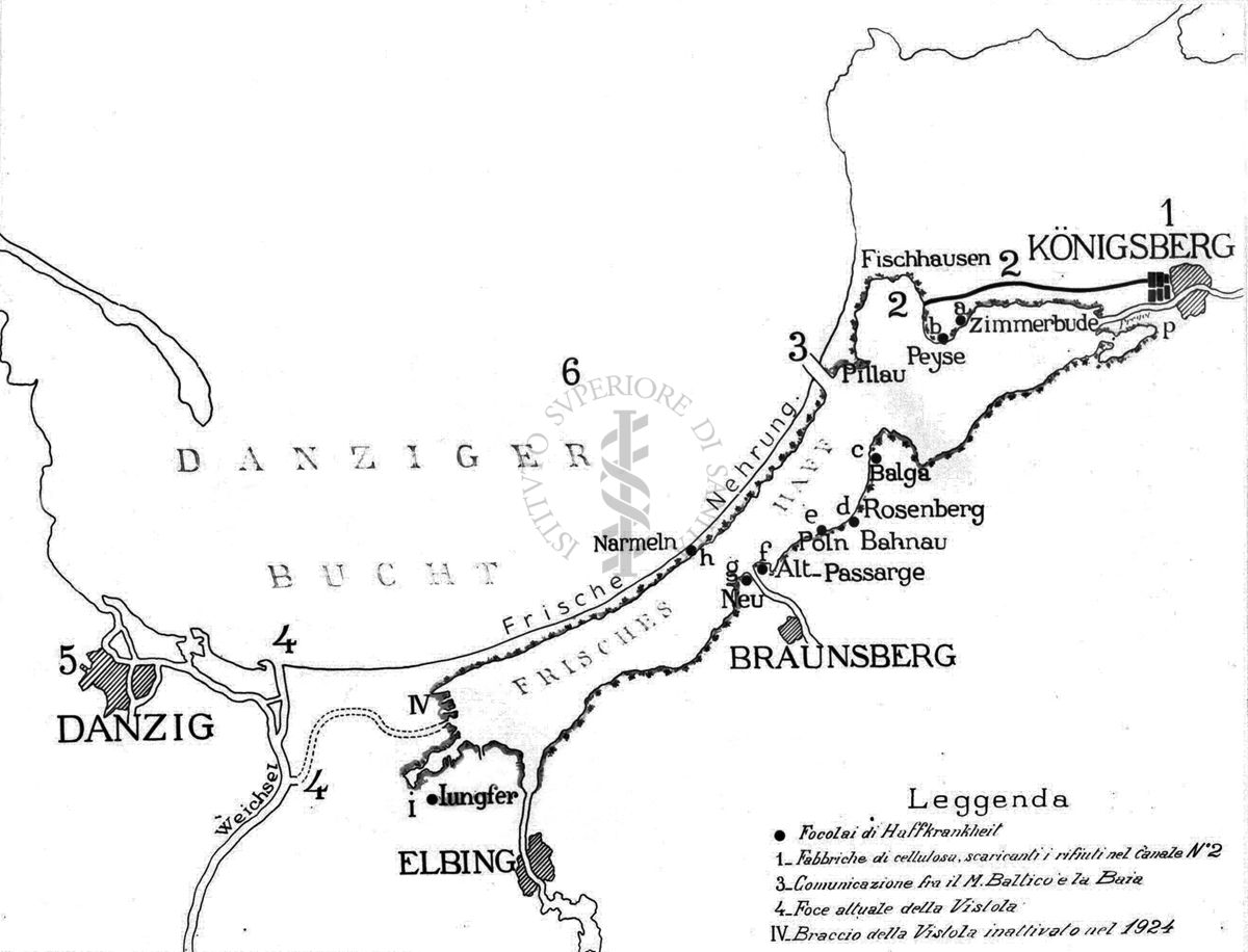 Cartogramma del Golfo di Danziga