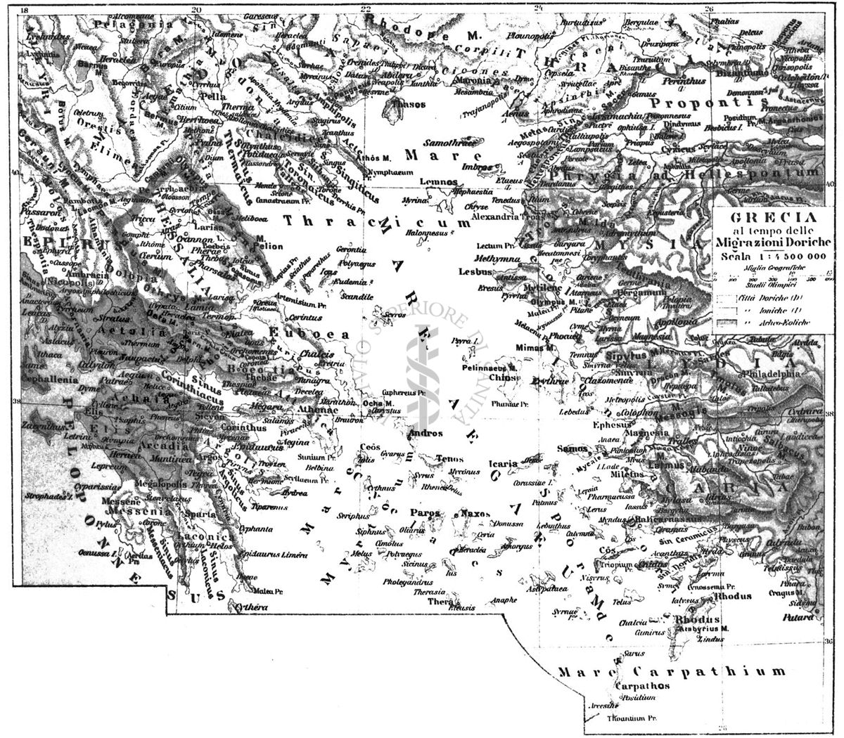 Cartogramma della Grecia