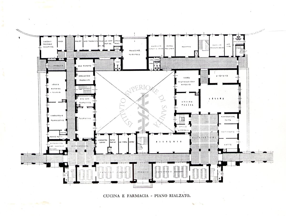 Cucina e farmacia dell'ospedale Maggiore di Milano