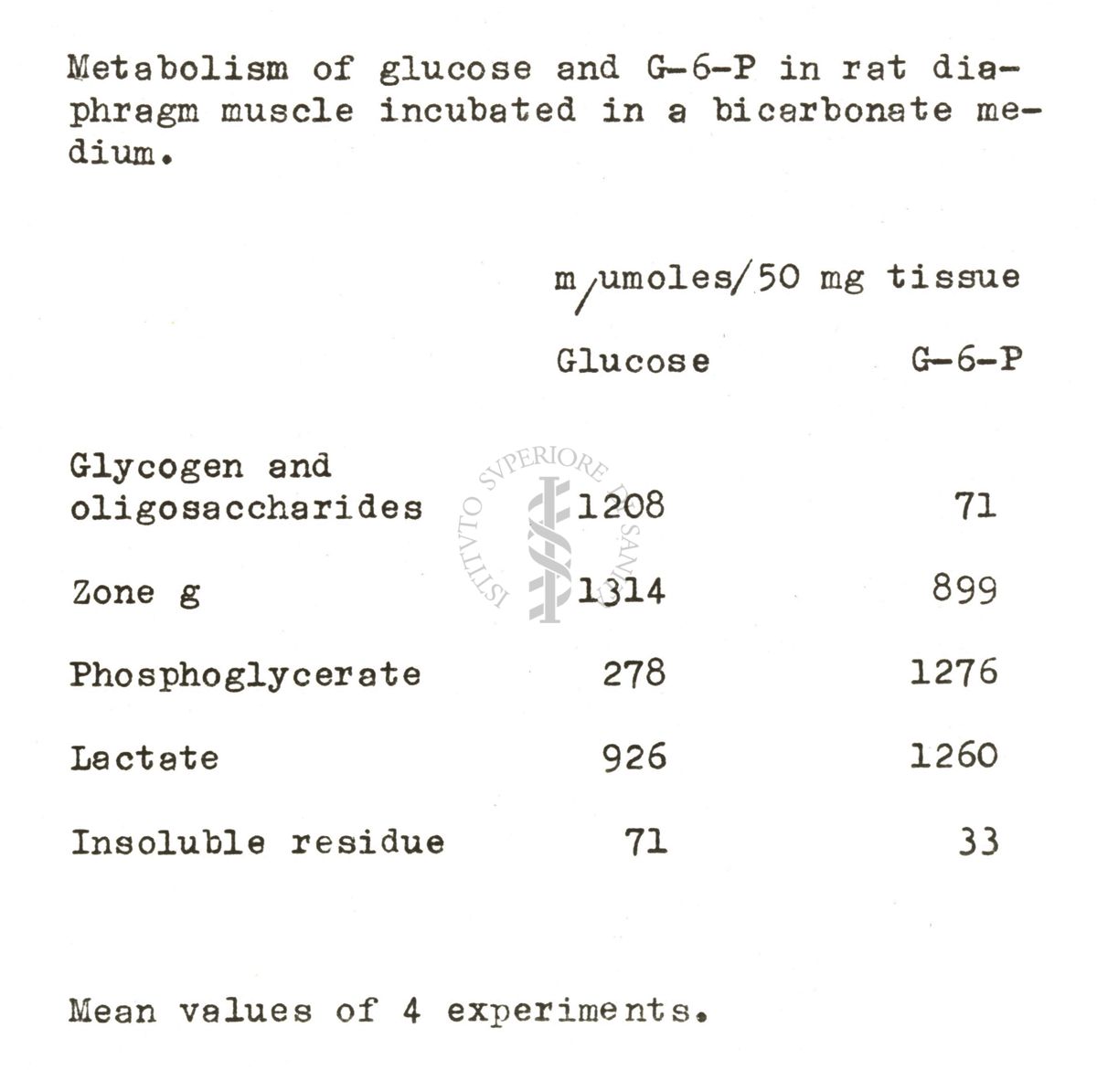 Studi metabolici sul diagramma di ratto isolato