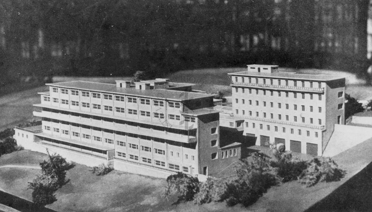 Veduta generale dell'Ospedale di Briancon (Francia)