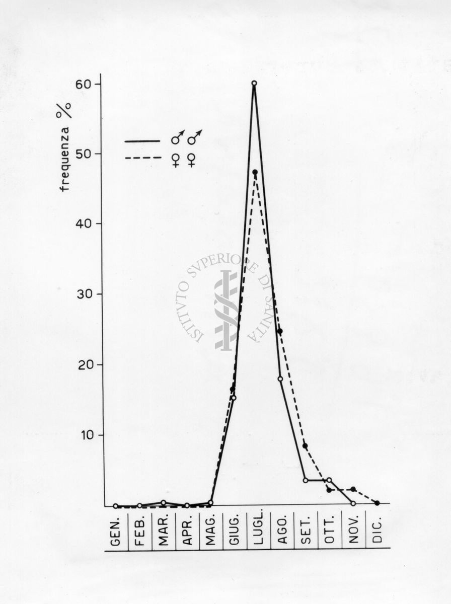 Diagramma riguardante le indagini sui casi di latrodectismo