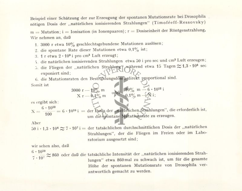 Stima della dose di radiazioni ionizzanti naturali