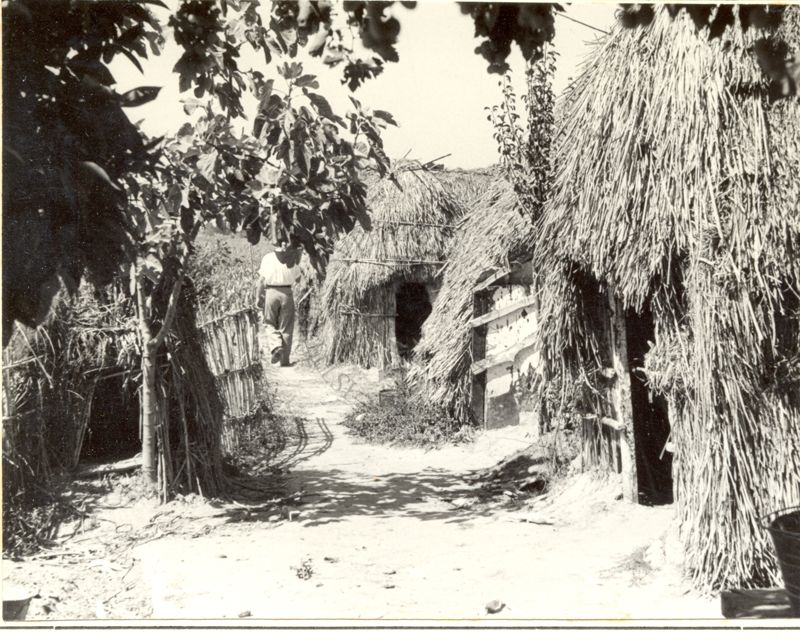 Villaggio di capanne.