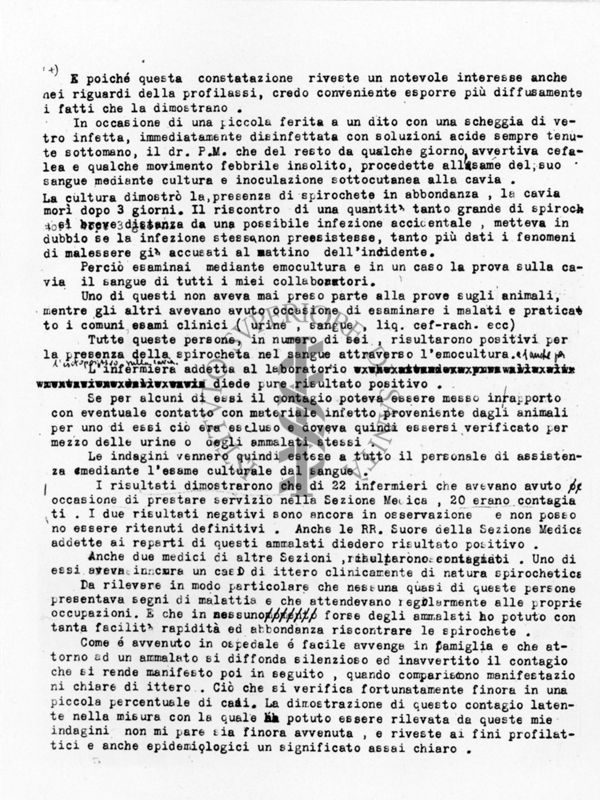 Dalla conferenza del Dr. Prospero Mino sulla spirochetosi dei lavoratori delle risaie, tenuta a Vercelli il 12 novembre 1937