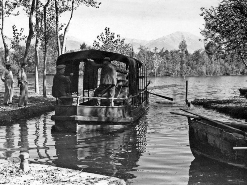 Lago di Isoletta del Liri - falciatura meccanica