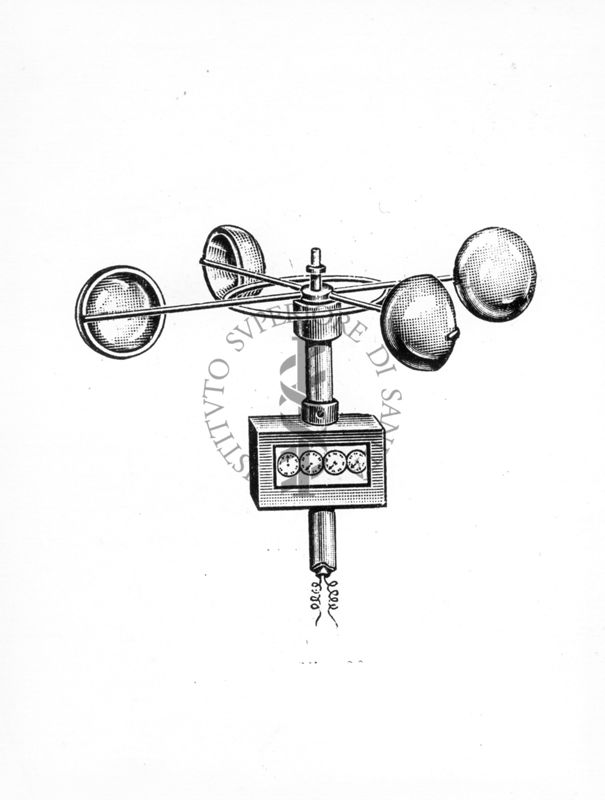 Anemometro di velocità o dinamico di Robison