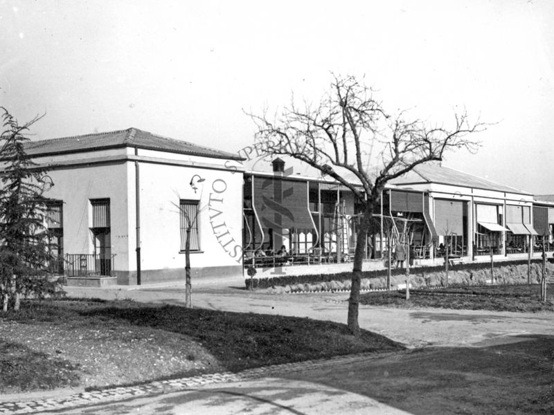 Sanatorio "Benito Mussolini" - la veranda di un Padiglione