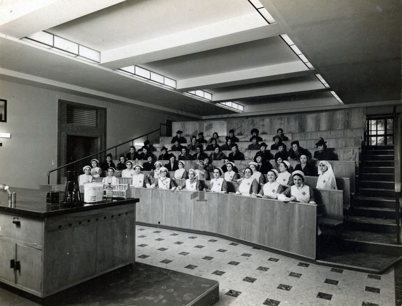 Aula delle lezioni dell'Istituto di Sanità Pubblica