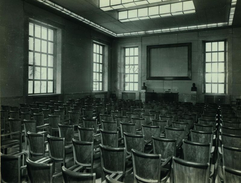 Immagine dell'aula magna dell'Istituto di Sanità Pubblica