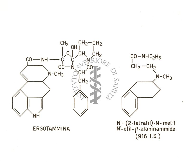 Costituzione della ergotammina e del 916 I.S.