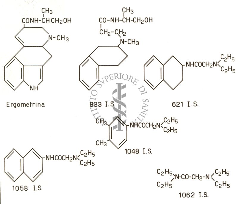 Derivati del tipo della N, N dietil N', N', dietil-glicinammide (1062 I.S.)