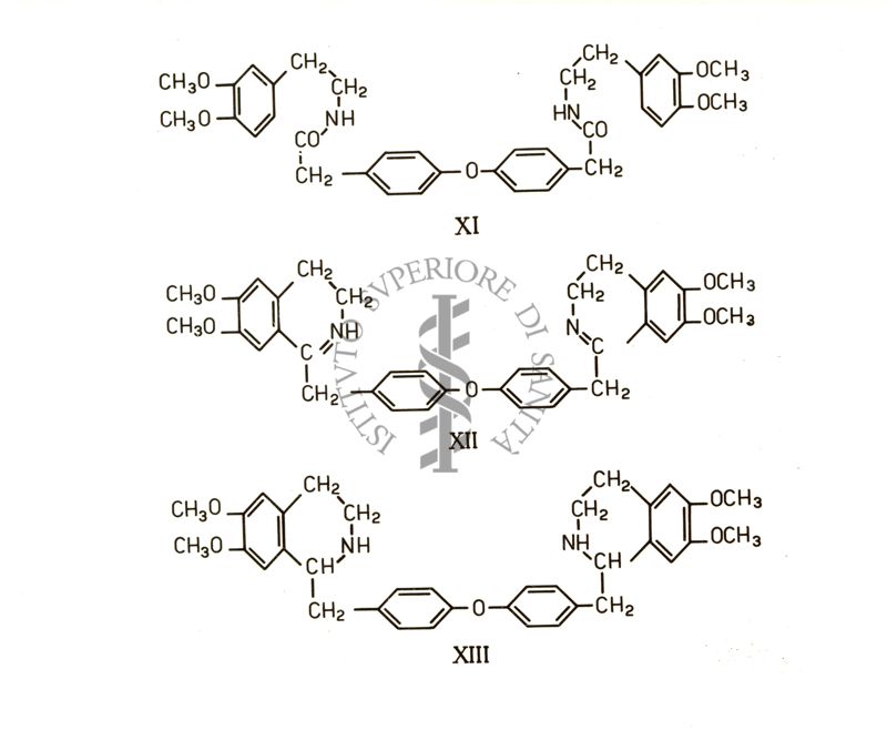 Schema sintesi derivati bischino leinici dell'ossido di fenile