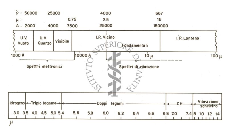 Diagramma spettri di assorbimento