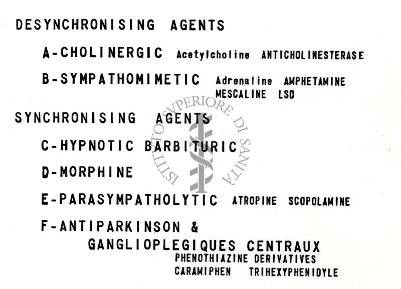 Farmacologia. Formazione reticolare